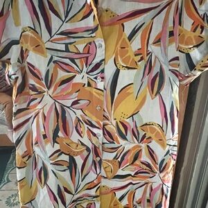C&C California Multicolor Tropical Dress